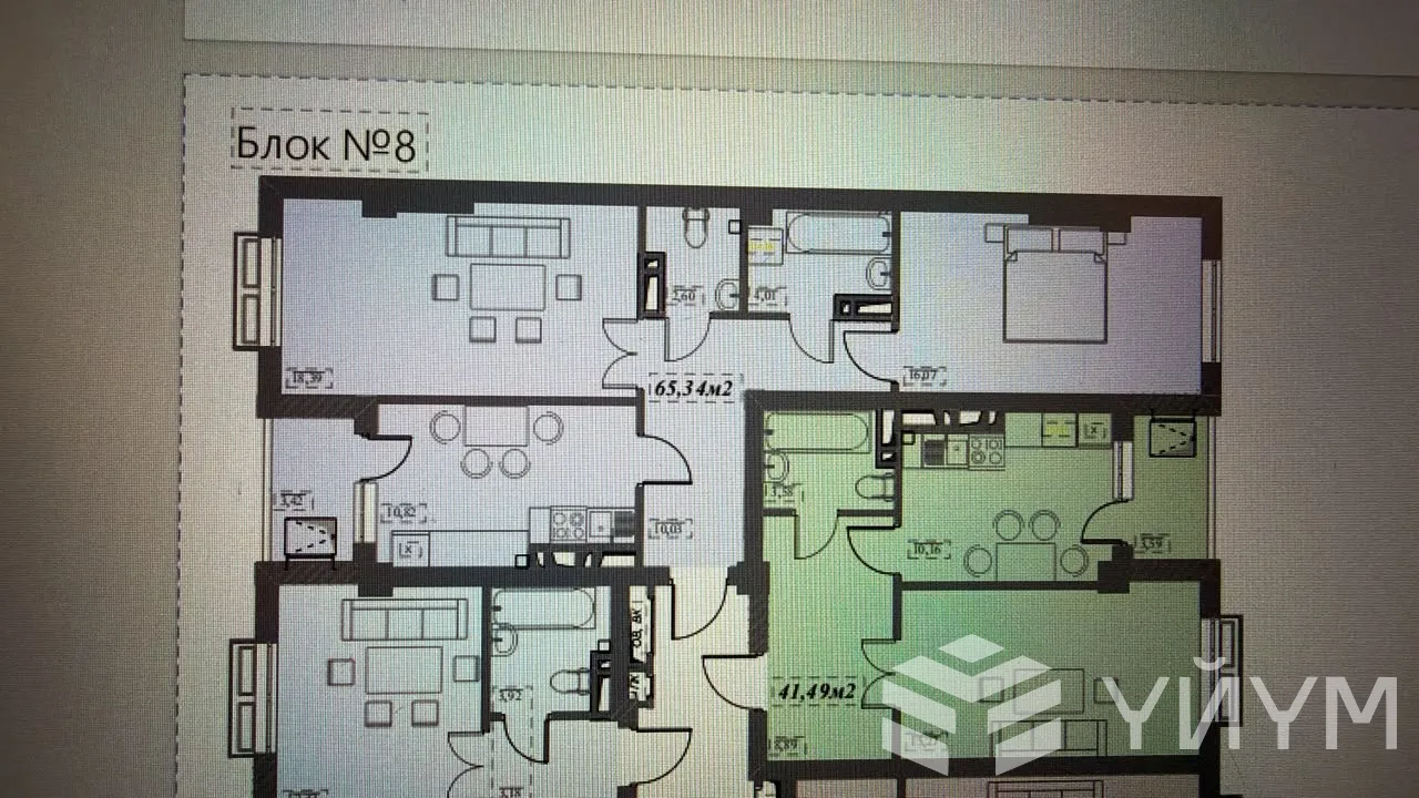 2-к. квартира, 65 м² — фото 5